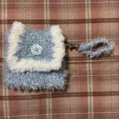 ハンドメイド ニットポーチ 小物入れ