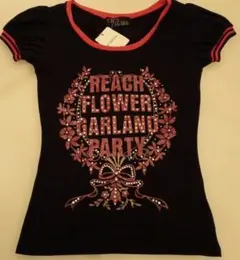 CECIL McBEE フラワーガーランドTシャツ 半袖