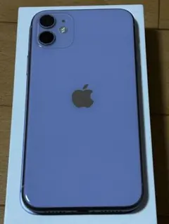 Apple iPhone 11 本体 パープル　箱有り