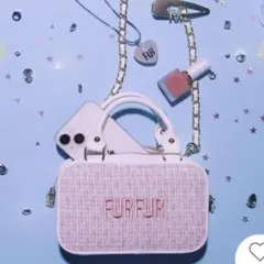FURFUR ツイード 2way ハンドバッグ ショルダーバッグのサムネイル