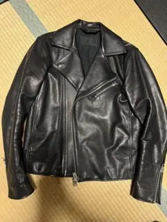 【美品】Acne Studios ダブルライダース MOCK 羊革　黒　34 美品】Acne Studios ダブルライダース MOCK 羊革 黒 34 - メルカリ