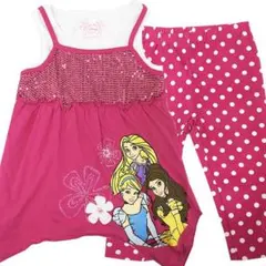 新品 ディズニープリンセス チュニックとレギンス セットアップ 6 120cm