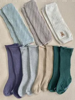 ベビーハイソックス・レッグウォーマー7点セット 10-14