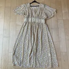 Another Editionワンピース イエロー 花柄
