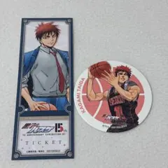 火神大我 黒子のバスケ　コラボカフェ コースター 原画展 入場特典 15周年