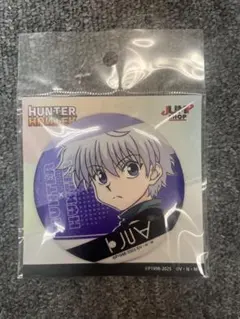 ハンターハンター　グリッター缶バッチ　キルア