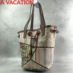 A VACATION MARINE パッチワーク トートバッグ 巾着 極美品のサムネイル