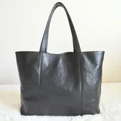 新品 本革 傳濱野 デンハマノ アメリア A4 レッスンバッグ ブラック