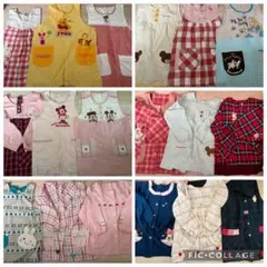 保育士さん向け♡キャラクターエプロン＆Tシャツ　まとめ売りのサムネイル