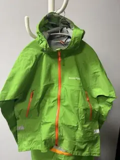 montbell レイントレッカー 上下 グリーン 160