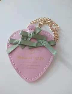 Maison de FLEUR いちご型チャーム ピンク