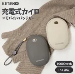 充電式カイロ 10000mAh モバイルバッテリ