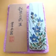 七宝焼 ペン皿 富士山 桜 箱付き - メルカリ
