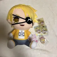 からぴち たっつんさん　5点セット　ぬいぐるみ、カード、クッキーキーホルダー