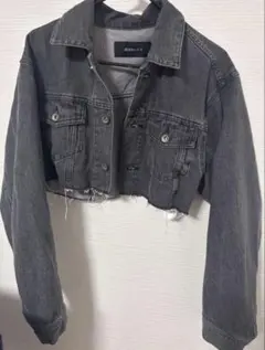 JEANASIS グレー クロップドジャケット