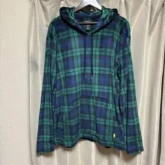 90s polo ralph ブラックウォッチ コットン アノラック パーカー