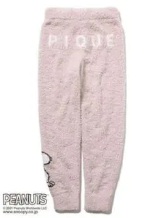 【gelato pique】PEANUTS ジャガードロングパンツ　スヌーピー