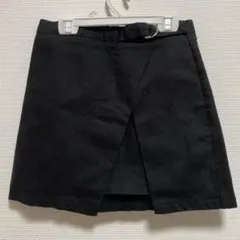 RASVOA ラスボア 巻きスカート ミニスカート ブラック ベルト