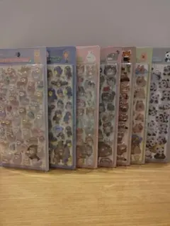 ボンボンドロップシール　アニマルセット