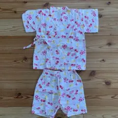 金魚柄　甚平 90cm