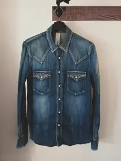 ATTACHMENT/8oz デニム ウエスタン シャツ/ AS12-213