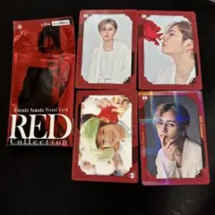 山田涼介 ビジュアルカード Ryosuke Yamada RED 4枚セット
