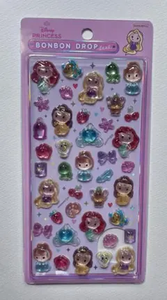 【正規品】ディズニー プリンセス ボンボンドロップシール