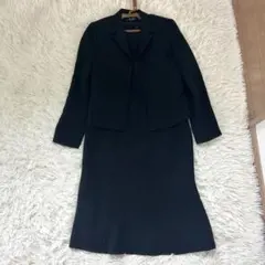 美品✨大きいサイズ SOIR BENIR ワンピーススーツ ブラック 15号 