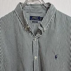 美品 Polo Ralph Lauren ストライプシャツ XL 2024製