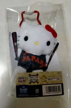WBC 侍ジャパン サンリオ タイトーくじ D賞 キティ 応援ver ぬいぐるみ