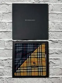BURBERRY　チェック柄ハンカチ2枚セット　ｗ1126-0203-5-4