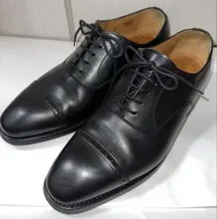Berwick 5224 Uチップレザーシューズ UK8.5 27cm 黒 - メルカリ