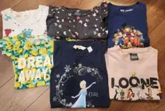 120 130 女の子 夏物 ６枚 まとめ売り