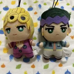 ジョジョの奇妙な冒険　ジョルノ・ジョバァーナ　岸辺露伴　ちみっともぬい