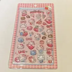 ハローキティ　ぷくぷくシール　ボンボンドロップシール　サンリオ　3d