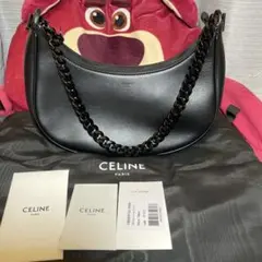 セリーヌ ショルダーバッグ ミディアム AVA(アヴァ) 黒 レザー