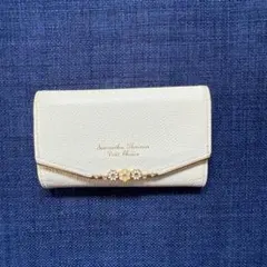 Samantha Thavasa ホワイト キーケース
