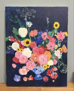 夕刻の紫陽花】アクリル画 F3 風景画 絵画 - メルカリ