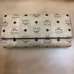 プ*読様 MCM 三つ折り財布 ヴィセトス ブラック - メルカリ