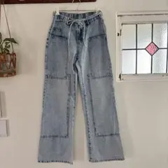 美品　レディース　デニム　ジーンズ　XSサイズ　大きめ