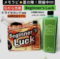 ながら洗車ビギナーズラック・脱脂シャンプー各1000ml、ドライセカンド