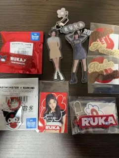 BABYMONSTER RUKA 缶バッジ　１3点セット ルカ BABYMONSTER CHOOM 缶バッジ - メルカリ