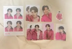 SEVENTEEN FOLLOW トレカ 4カットフォト ステッカー ウジセット