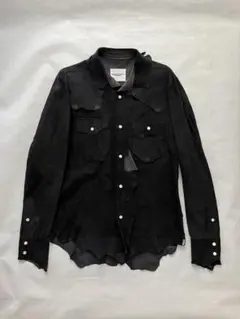 TheSoloist ソロイスト 15AW レザーシャツ ラフアウト - メルカリ