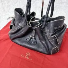 COLE HAAN コールハーン レザー トートバッグ 黒 保存袋付き