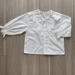 apresjour フリルブラウス ホワイト 白