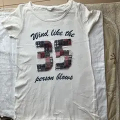 vert dense パッチワークロゴ 半袖Tシャツ サイズ2丈長めのサムネイル