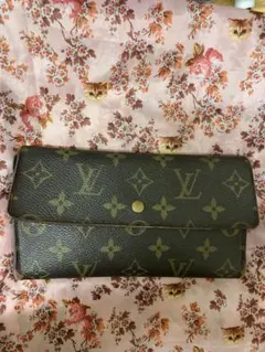 Louis Vuitton モノグラム ポルトトレゾール 長財布 シリアル有