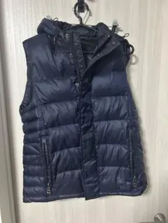 Hugo Boss リアルダウンベスト 紫　Mサイズ　フード脱着可能　大谷翔平のサムネイル