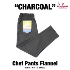 Cookman Chef Pants Flannel Charcoal